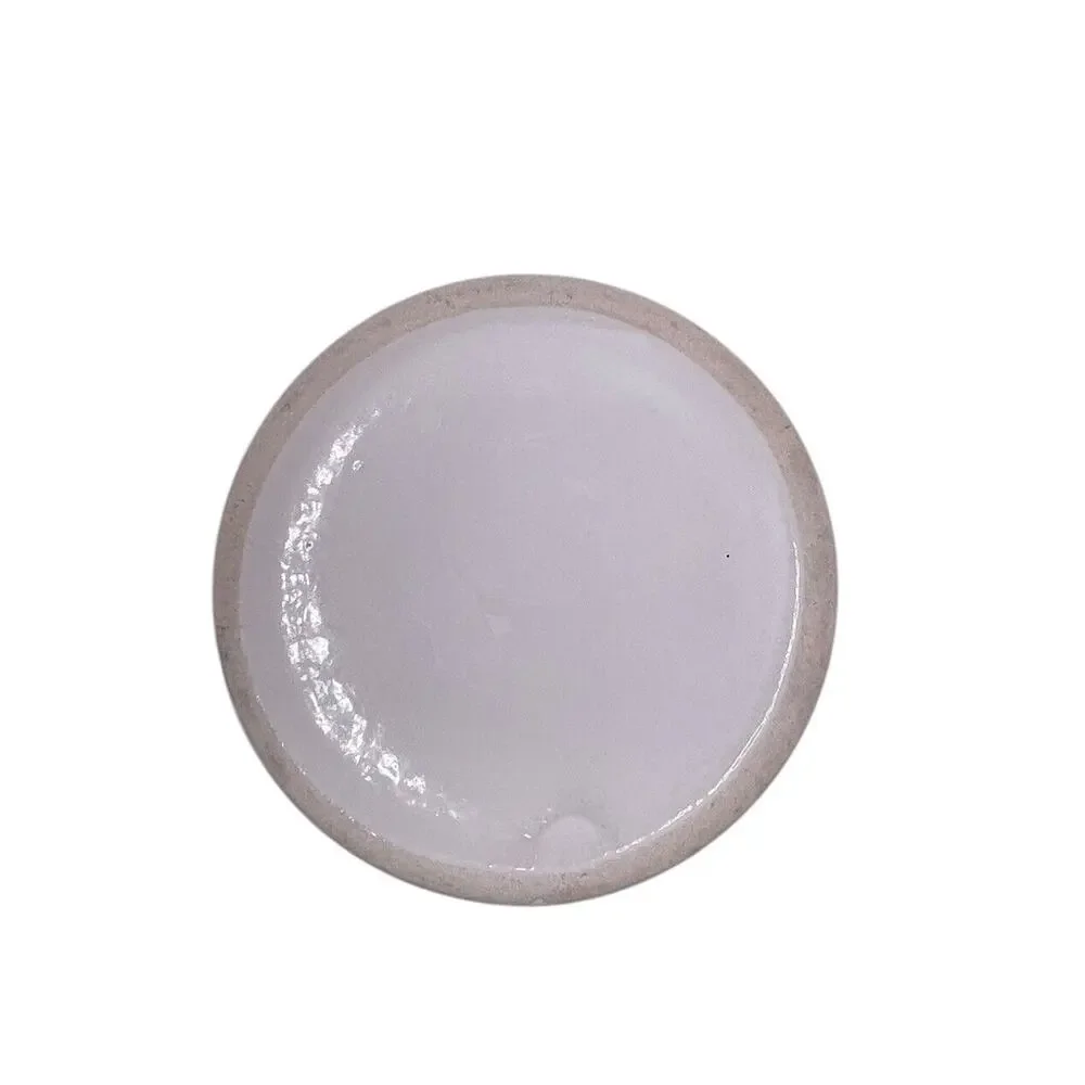 Ceramic Pet Bowl Dogs White Black Drawings